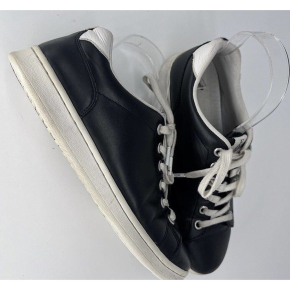 ED Ellen Degeneres Womens US Size 8.5 Chapala Sneaker Black Leather 38.5 EUR - Picture 2 of 7